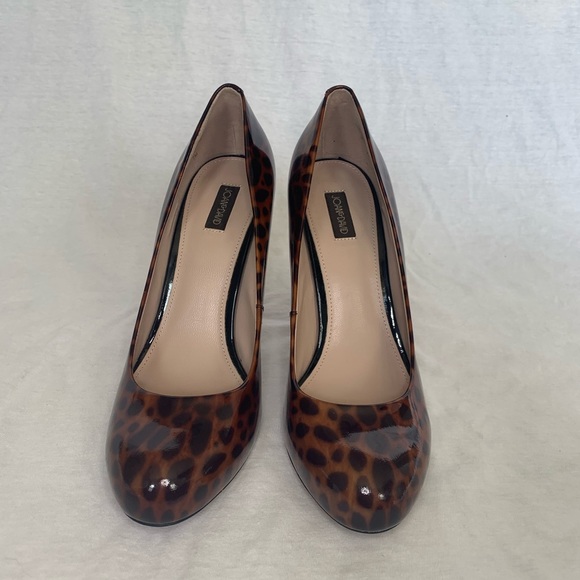 Joan & David Pumps Heels Cheetah Animal Patent 7 - Picture 4 of 12